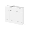 Extra Product Image For 1100Mm Combination Cloakroom Furniture Vanity Set Colour Options 3