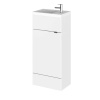 Combination Compact 400 Cloakroom Vanity Unit (Colour Options)