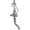 Extra Product Image For Chrome Topaz Triple Exposed Valve Shower Riser & Bath Spout 3