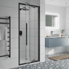 Jaquar Black Shower Enclosure Inswing