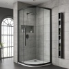 Jaquar Black Shower Enclosure Quadrant