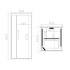 RELAXO HOME SAUNA TECHNICAL DRAWING