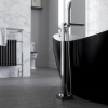 OSTERLEY FREESTANDING BLACK BATH WITH TAP