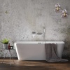 GROVE SLIM FREESTANDING BACK TO WALL BATH 2