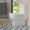 Side view of Sonix bathoom toilet 