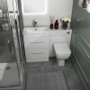 Vanity Unit with 2 draws and Back to wall Toilet