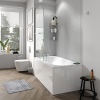 Petite Whirlpool 1400x700 Straight Bath