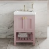 Lifestyle Image for Pink Riviera 580mm Basin Unit