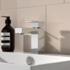 Product cutout image showing Slade Mini Monobloc Mixer Single Lever Sink Tap