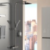 Twiss Square Shower Rail Kit