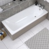 Angled Top View of Luxury MDF Acrylic Bath Panel All Sizes