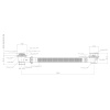 Technical Drawing Showing Dimensions of BC Gold Bath Waste