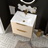 Alani 600 Cloakroom Suite Sand