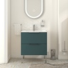 Alani 600 Cloakroom Suite Petrol Blue