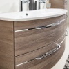 Close-up of Curved Drawer Fronts and Handles of S7045