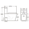 Extra Product Image For Laverne Standard Height Toilet Dimensions Min 1