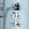 Slade Triple Shower Basket Chrome