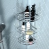 Slade Triple Shower Basket Chrome