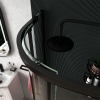 Odessa Black 800 Quadrant Shower Enclosure