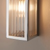 Glass Wall Light: 1 Bulb