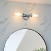 Glass Wall Light: 2 Bulb