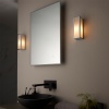 Glass Wall Light: 1 Bulb