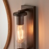 Glass Wall Light: 1 Bulb