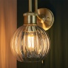 Glass Wall Light: 1 Bulb