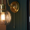 Glass Wall Light: 1 Bulb