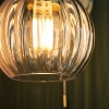 Glass Wall Light: 1 Bulb