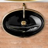 Image for REA Delillo Black Countertop Basin