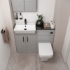 Oliver Black 1100 Fitted Cloakroom Suite