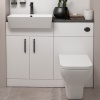 Oliver Black 1100 Fitted Cloakroom Suite