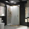 Alani gold offset shower suite