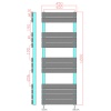 Product Image for Beyzad Black Towel Radiator