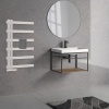 kadin white designer towel radiator