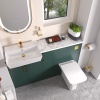 oliver gold 1300 green furniture suite