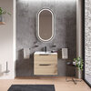 Alani Oak 600 White Basin