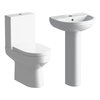 Lifestyle Product Image for Laurus Ceramic Sanitaryware Suite with Toilet and Sink