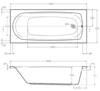 Extra Product Image For Laguna Super Strong Straight Bath 1700X700 1