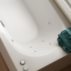 Top view of  Mercury Whirlpool Bath Single Ended 1600 x 700