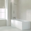 Ethan 1700pshaped 6 Jetwhirlpool Shower Bath (lh)