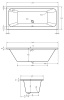 Extra Product Image For 1700 X 750 Whirlpool Bath Double Ended 1