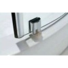 BC Shower Quadrant chrome square rollers