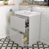 Ashford 600 Grey Basin Unit BTW Toilet