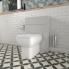 Ashford 600 Grey Basin Unit BTW Toilet