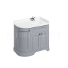 Extra Product Image For Burlington Freestanding 100 Curved Corner Vanity Unit 3