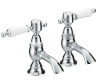 Glastonbury Twin Basin Taps Chrome