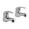 Matrix Basin Pillar Taps Deck Mounted