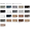 Colour Chart for Laguna Platino Fronts